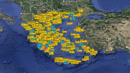 pet friendly map of greece